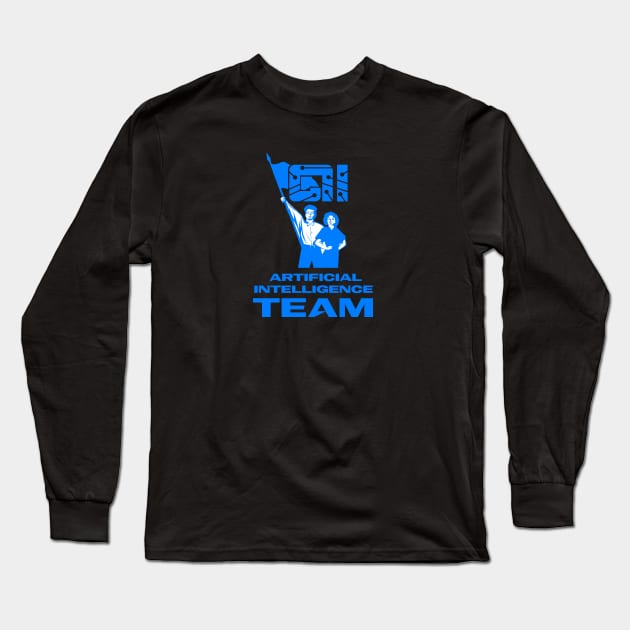 Artificial Intelligence Team Long Sleeve T-Shirt by jazzworldquest